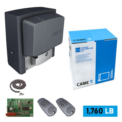 KIT Motor corredizo BX capacidad de 1760 LB CAME (001USU0016) KIT Motor corredizo BX capacidad de 1760 LB CAME (001USU0016)